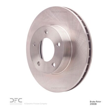 Dynamic Friction Co Disc Brake Rotor - 600-20008 600-20008